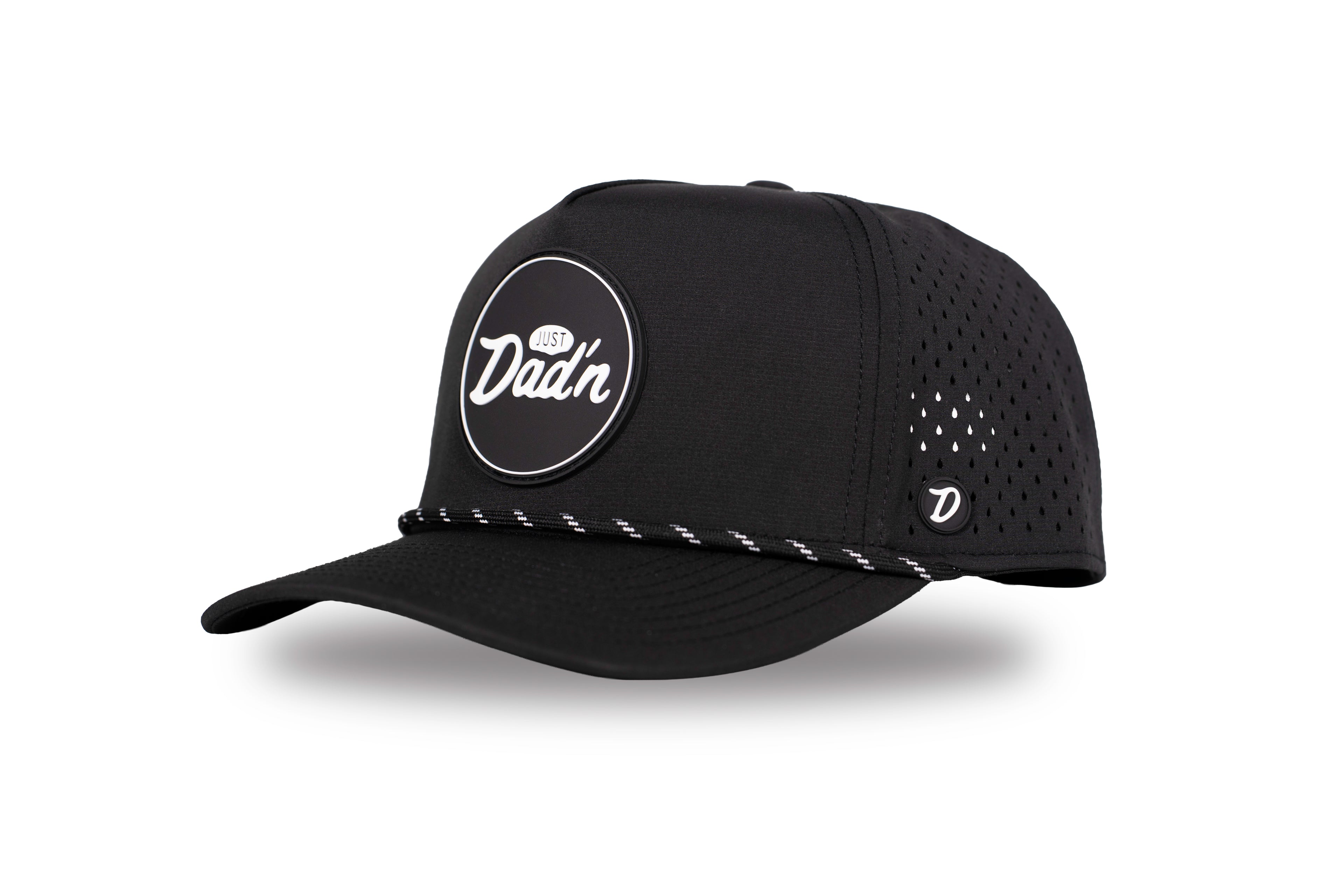 "Just Dad'n" Patch Performance Hat - BLACK