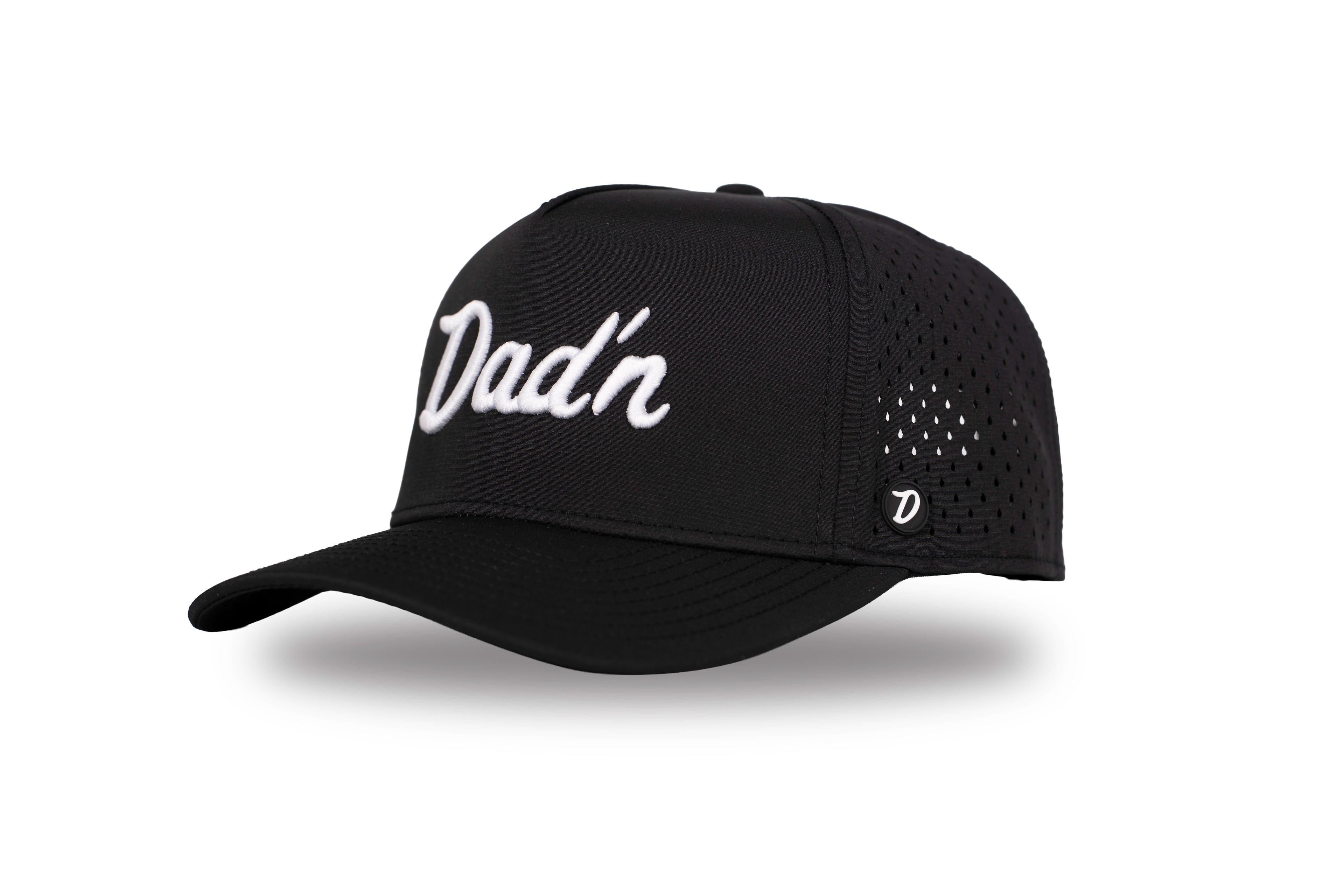 Dad'n Embroidered Performance Hat - BLACK